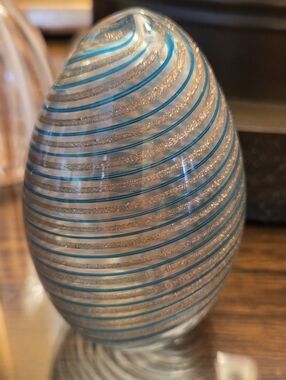 Murano Swirl Cane Egg